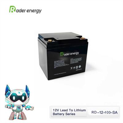 100A Discharge Current 50A Charge Current 1.28KWH 12V 100AH Series Solar Power Lithium Battery