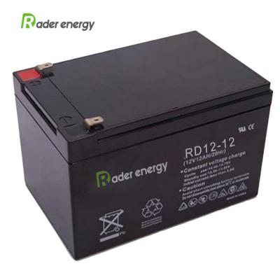 12V 12Ah Rechargeable Battery Safety Sealed deep cycle Lead Acid Batteries Gel AGM Battery