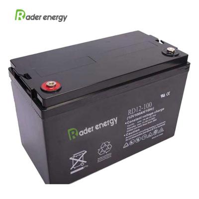 12V Deep Cycle Gel Storage Battery 100ah Acid Lead Battery Solar Energy System Battery