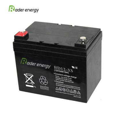 12V Deep Cycle Gel Storage Battery 33ah Acid Lead Battery Solar Energy System Battery