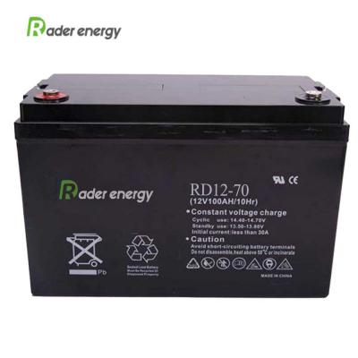 12V Deep Cycle Gel Storage Battery 70ah Acid Lead Battery Solar Energy System Battery
