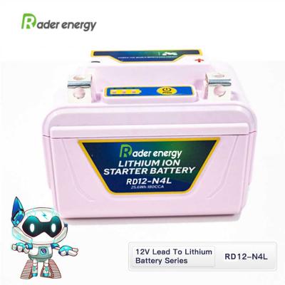 12V4Ah Rechargeable Li-lon Lithuim battery motorcycle battery for scooter/motor bike/boat