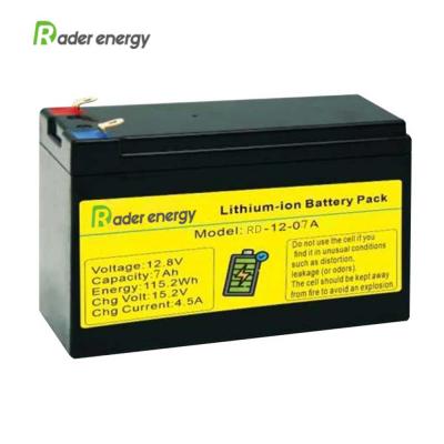 14.6V Charge Voltage 2000 Cycle Life 12V 7Ah Lithium Iron Phosphate LiFePO4 Battery