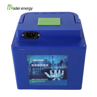 48V Portable Outdoor Storage Battery Solar Eletrical Bicycle Li-ion LiFePo4 Battery